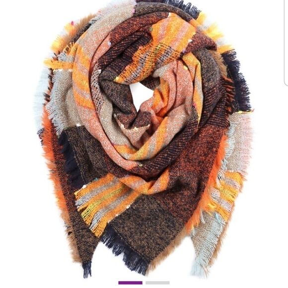 Scarf oversize multicolor  - Picture 1 of 2
